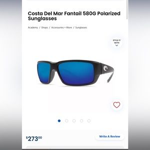 Costa Del Mar Fantail 580G Polarized Sunglasses